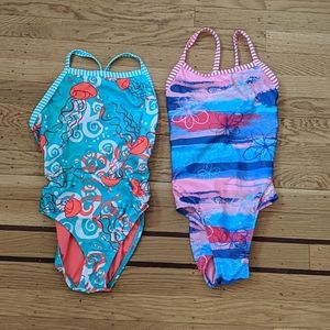 Dolfin swim suits size 28 (girls 9-10)and girls 12